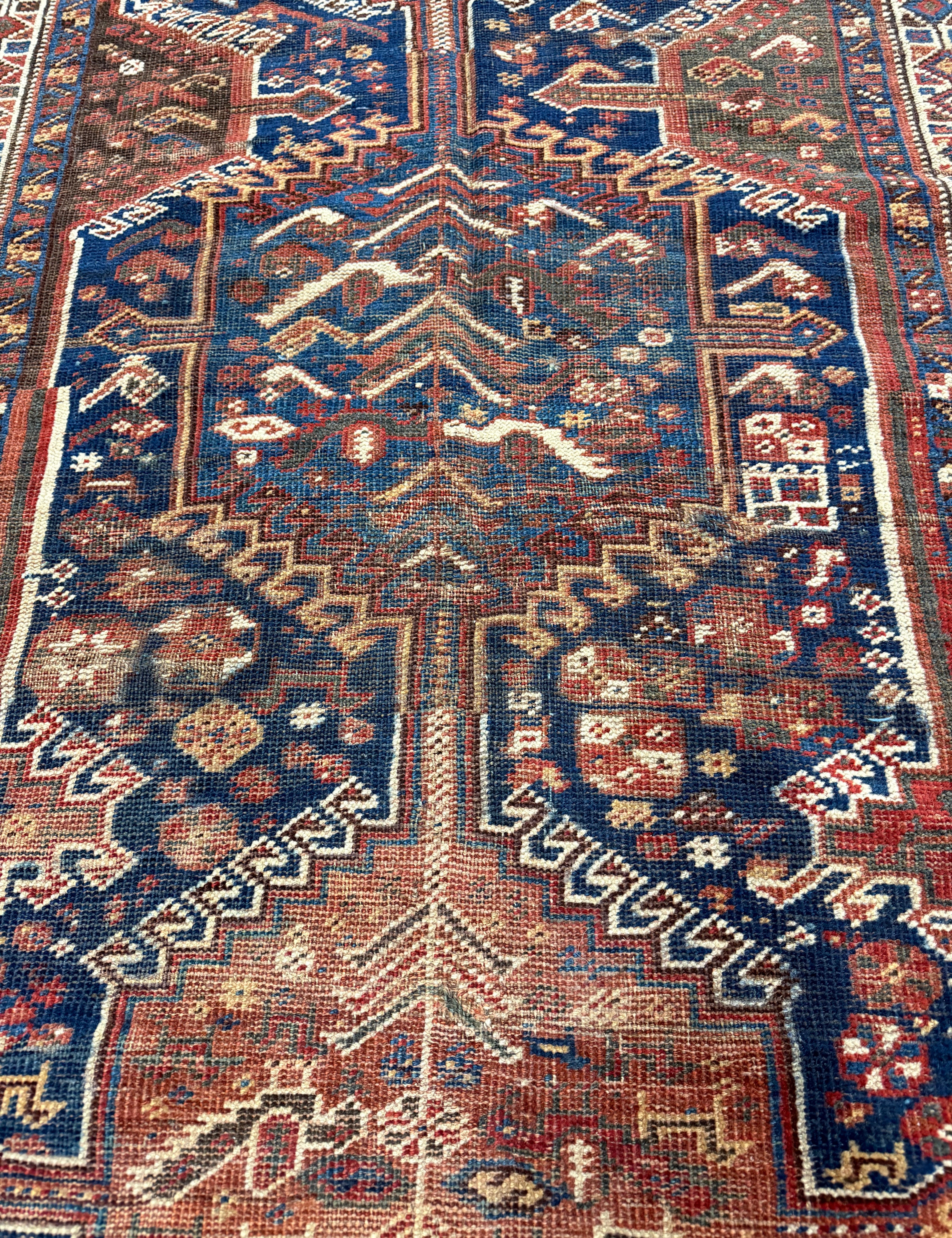 Vintage Quchan Kurdish Wool Runner. Original rug photograph; SKU PP 105737; source IMG_7485.