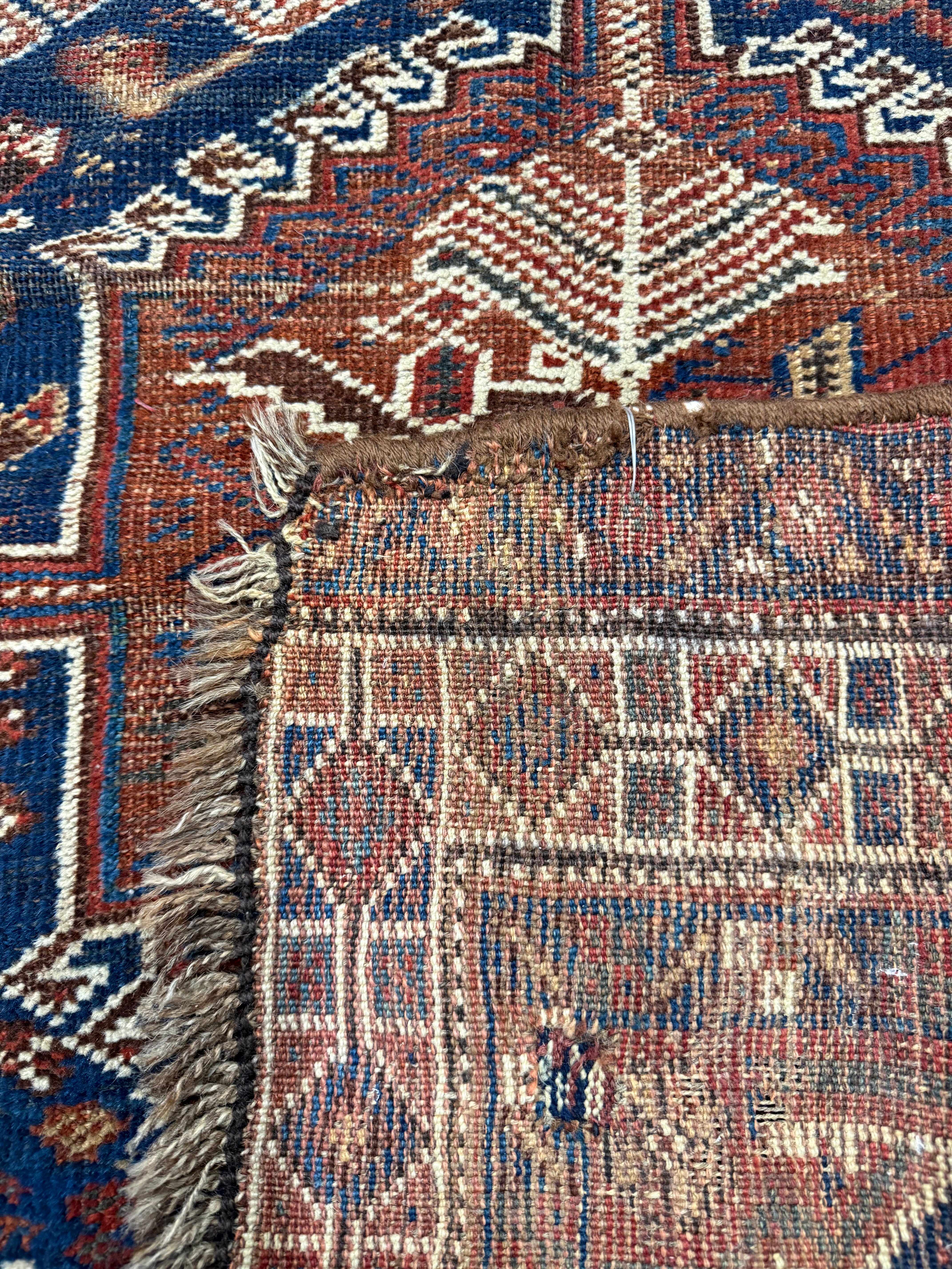 Vintage Quchan Kurdish Wool Runner. Original rug photograph; SKU PP 105737; source IMG_7491.