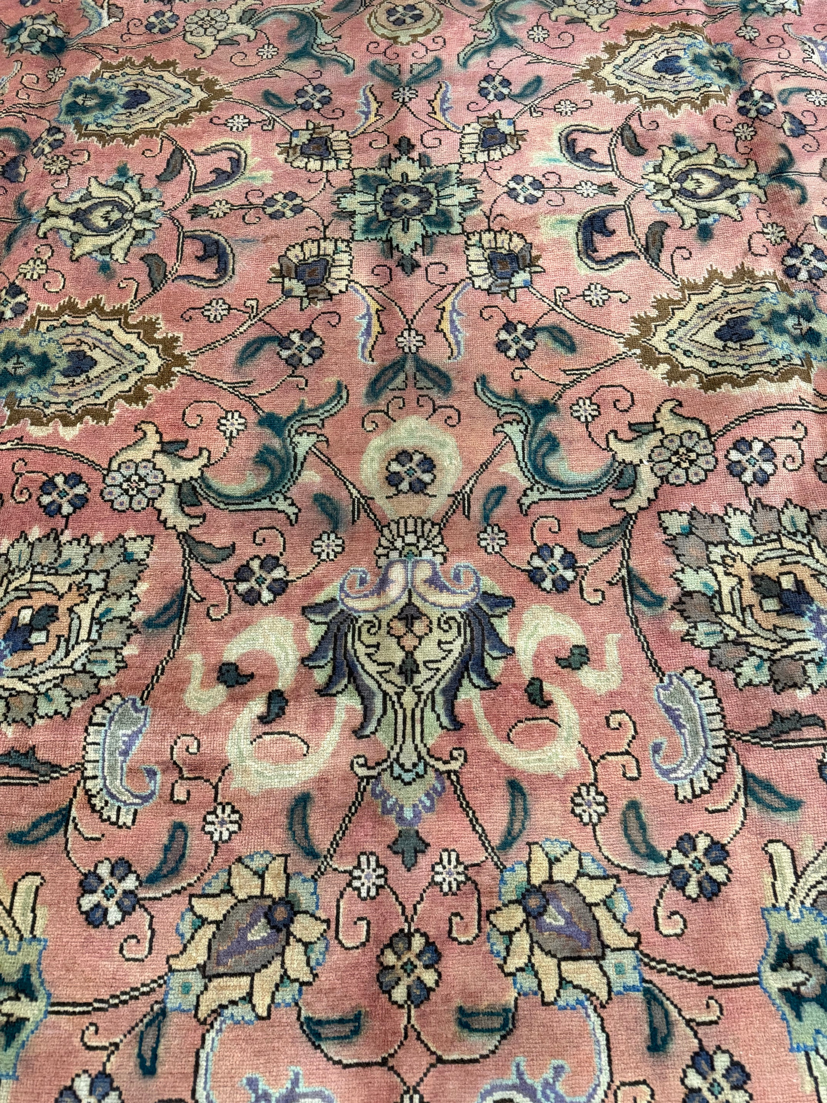 Vintage Marand Tabriz Rug. Original rug photograph; SKU PP107947; source IMG_8032.