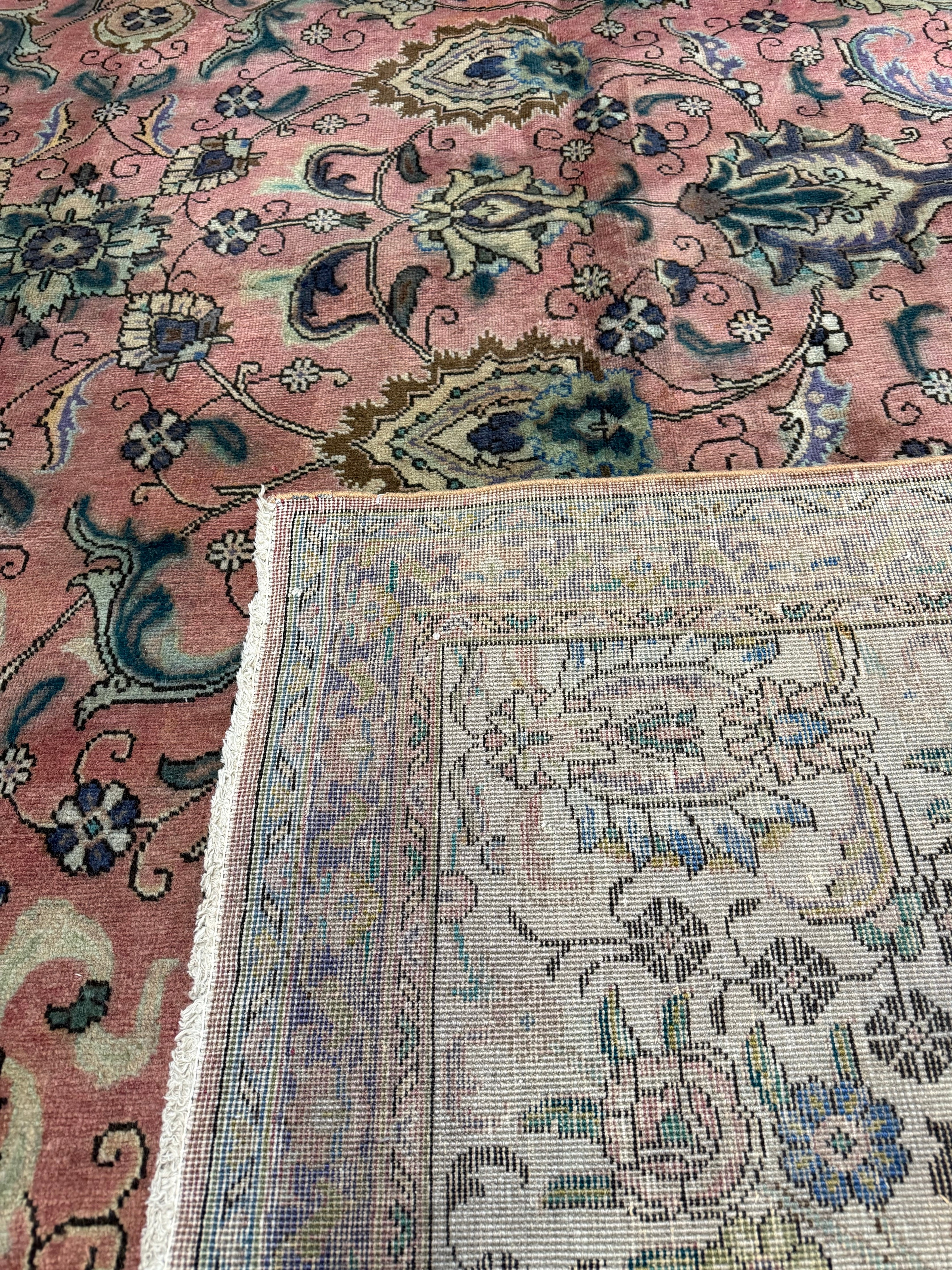 Vintage Marand Tabriz Rug. Original rug photograph; SKU PP107947; source IMG_8034.