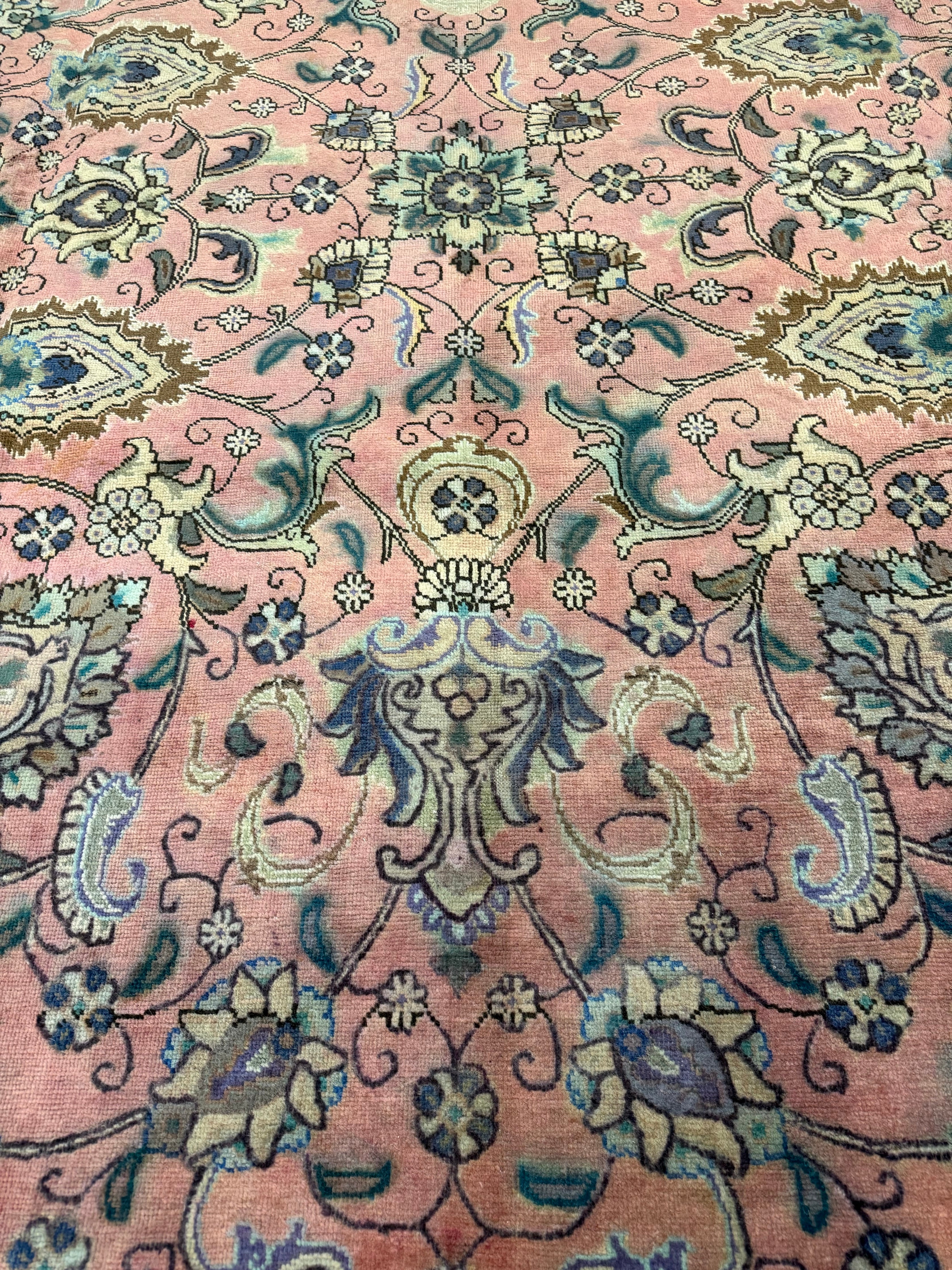 Vintage Marand Tabriz Rug. Original rug photograph; SKU PP107947; source IMG_8041.