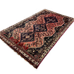 Vintage Shuli Shiraz Wool Rug. Edited documentary rug photograph; SKU PP 108924; source IMG_7340.