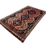 Vintage Shuli Shiraz Wool Rug. Edited documentary rug photograph; SKU PP 108924; source IMG_7340.