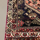 Vintage Shuli Shiraz Wool Rug. Edited documentary rug photograph; SKU PP 108924; source IMG_7341.