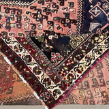 Vintage Shuli Shiraz Wool Rug. Edited documentary rug photograph; SKU PP 108924; source IMG_7343.