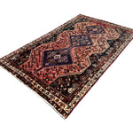 Vintage Shuli Shiraz Wool Rug. Edited documentary rug photograph; SKU PP 108924; source IMG_7350.