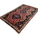 Vintage Shuli Shiraz Wool Rug. Edited documentary rug photograph; SKU PP 108924; source IMG_7350.