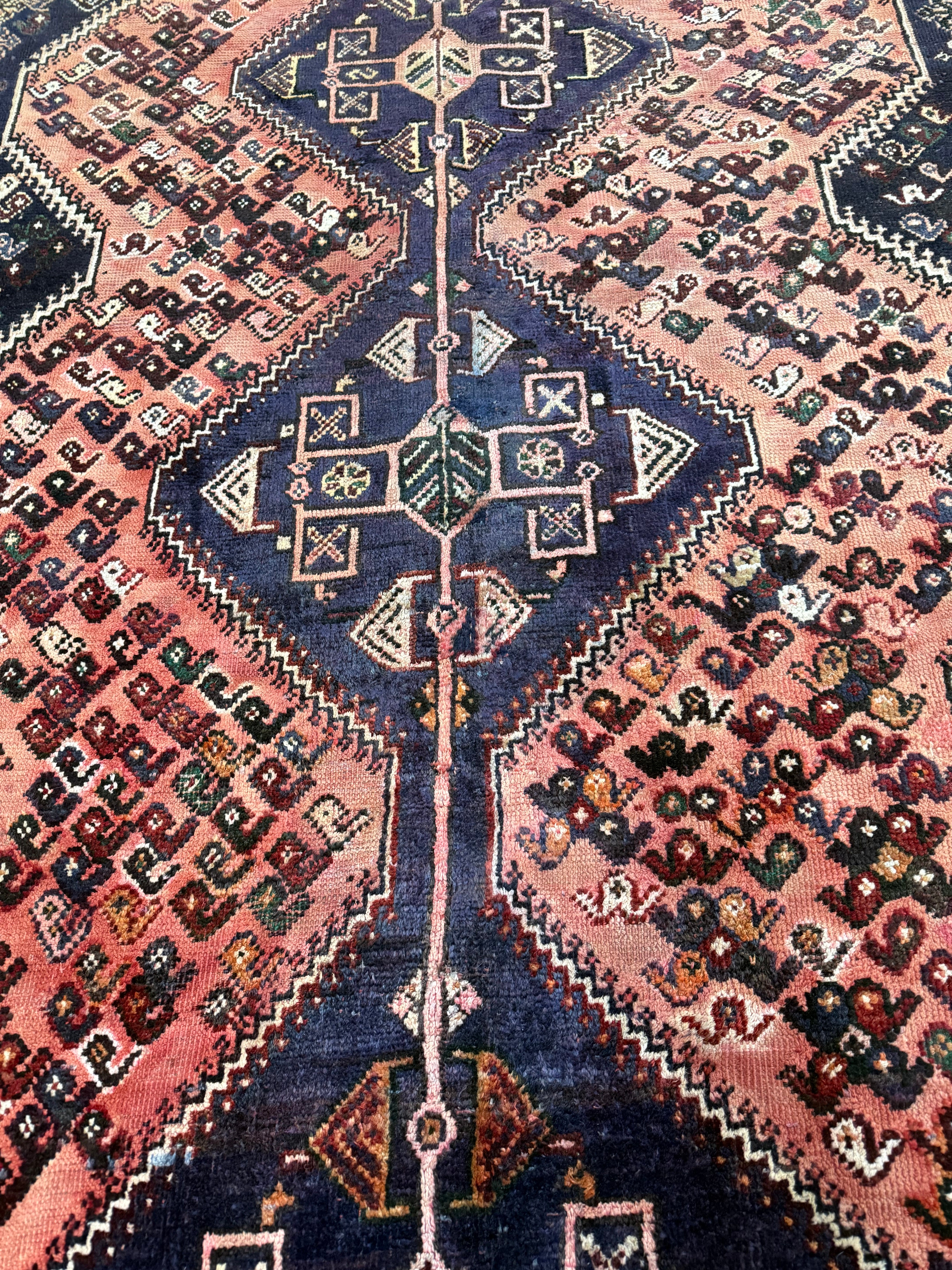 Vintage Shuli Shiraz Wool Rug. Original rug photograph; SKU PP 108924; source IMG_7352.