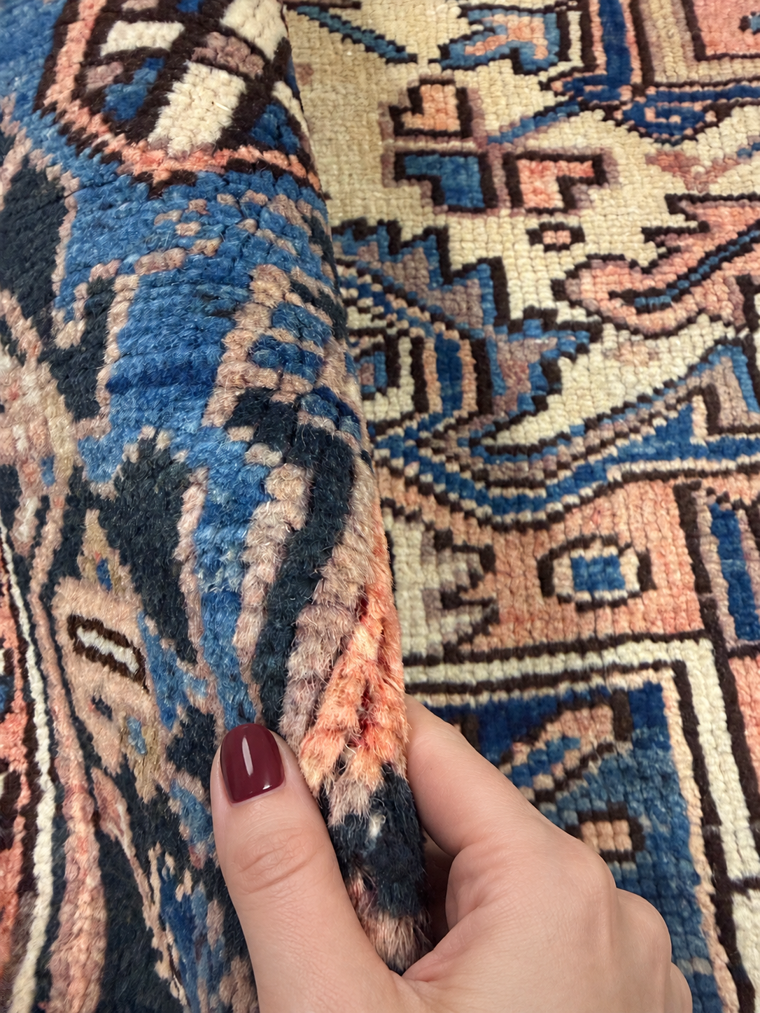 Vintage Mehravan Rug. Original rug photograph; SKU PP107502; source IMG_7750.