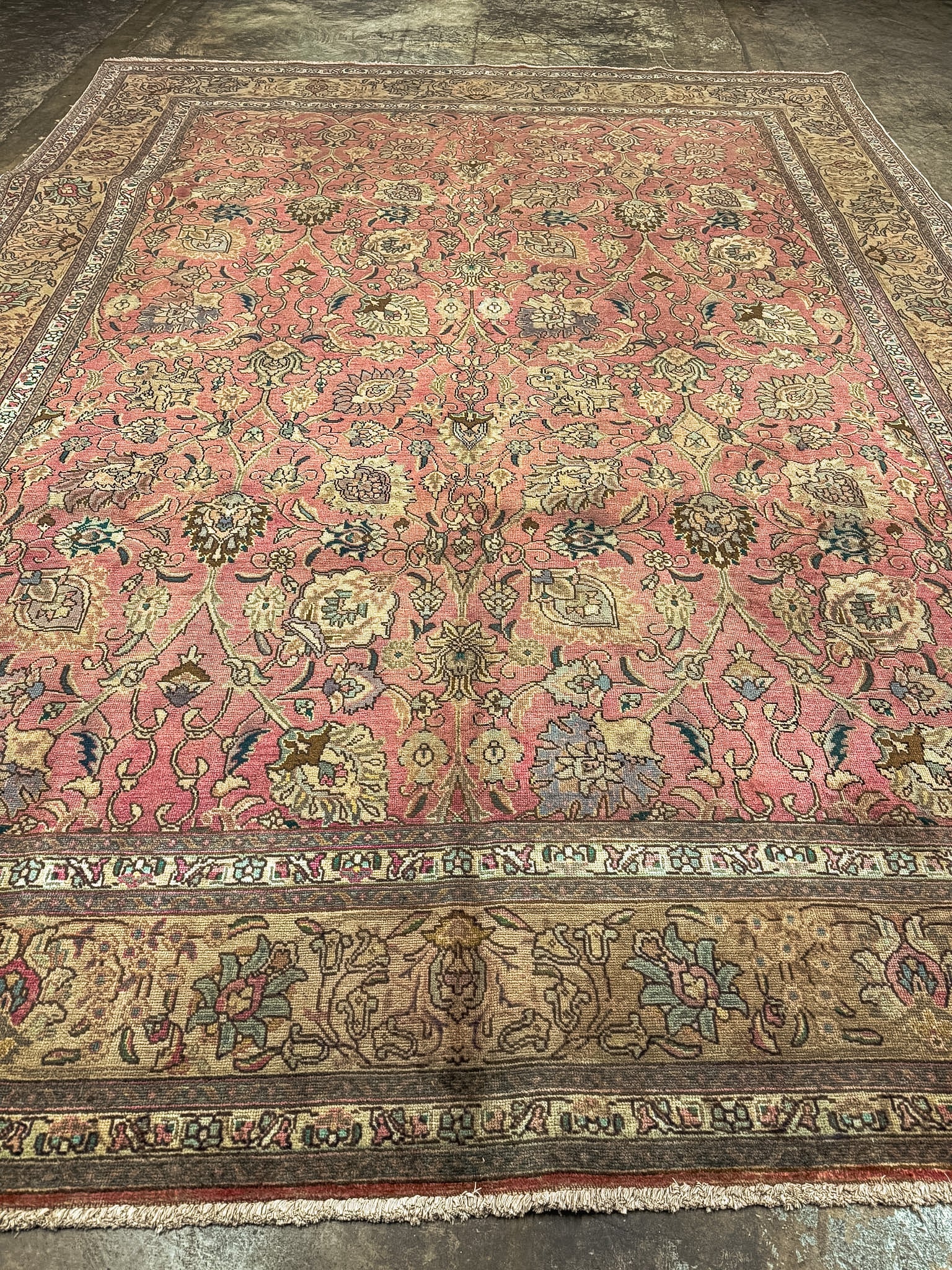 Persian Tabriz Rug | 9' 5" x 12' 11" Rug the Rock