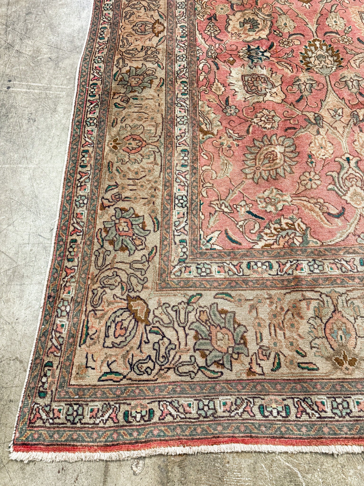 Persian Tabriz Rug | 9' 5" x 12' 11" Rug the Rock