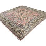 Vintage Marand Tabriz Rug, angled view showing the full field and borders, hand-knotted wool pile. SKU PP 107947.