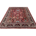 Vintage Meshkabad Rug, front perspective view of the complete rug, hand-knotted wool pile. SKU PP108513.