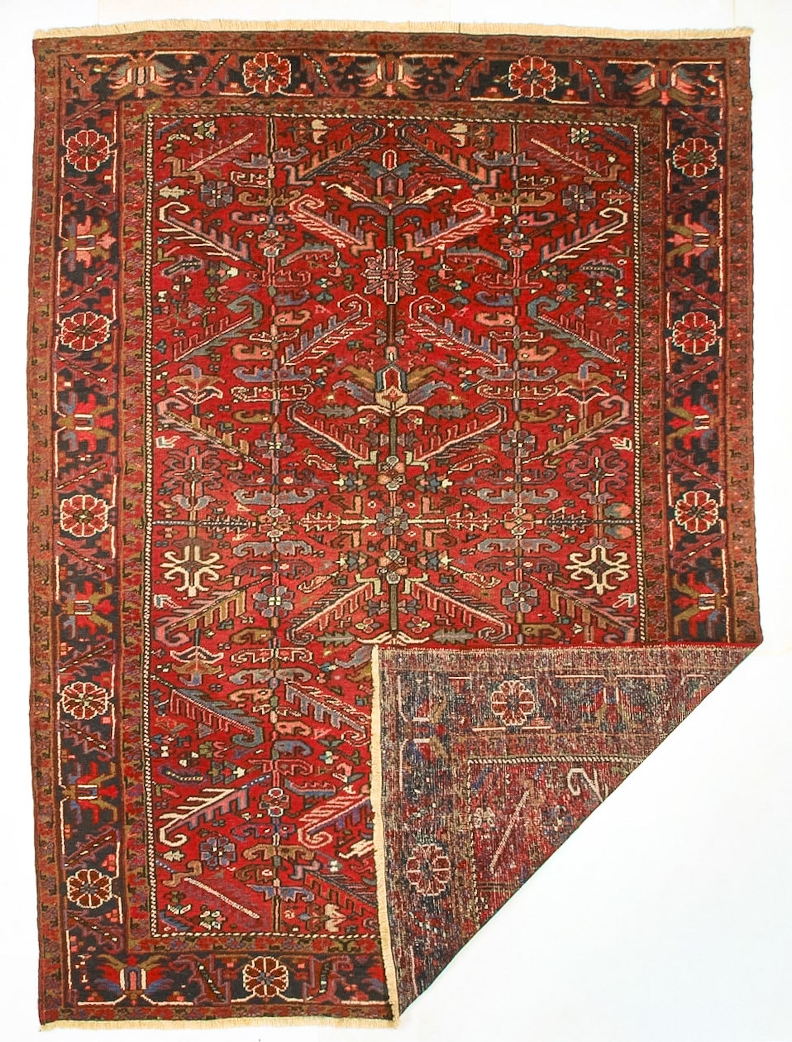 Persian Heriz Rug | 8' x 8' 11" Rug the Rock