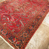 Persian Heriz Rug | 8' x 8' 11" Rug the Rock