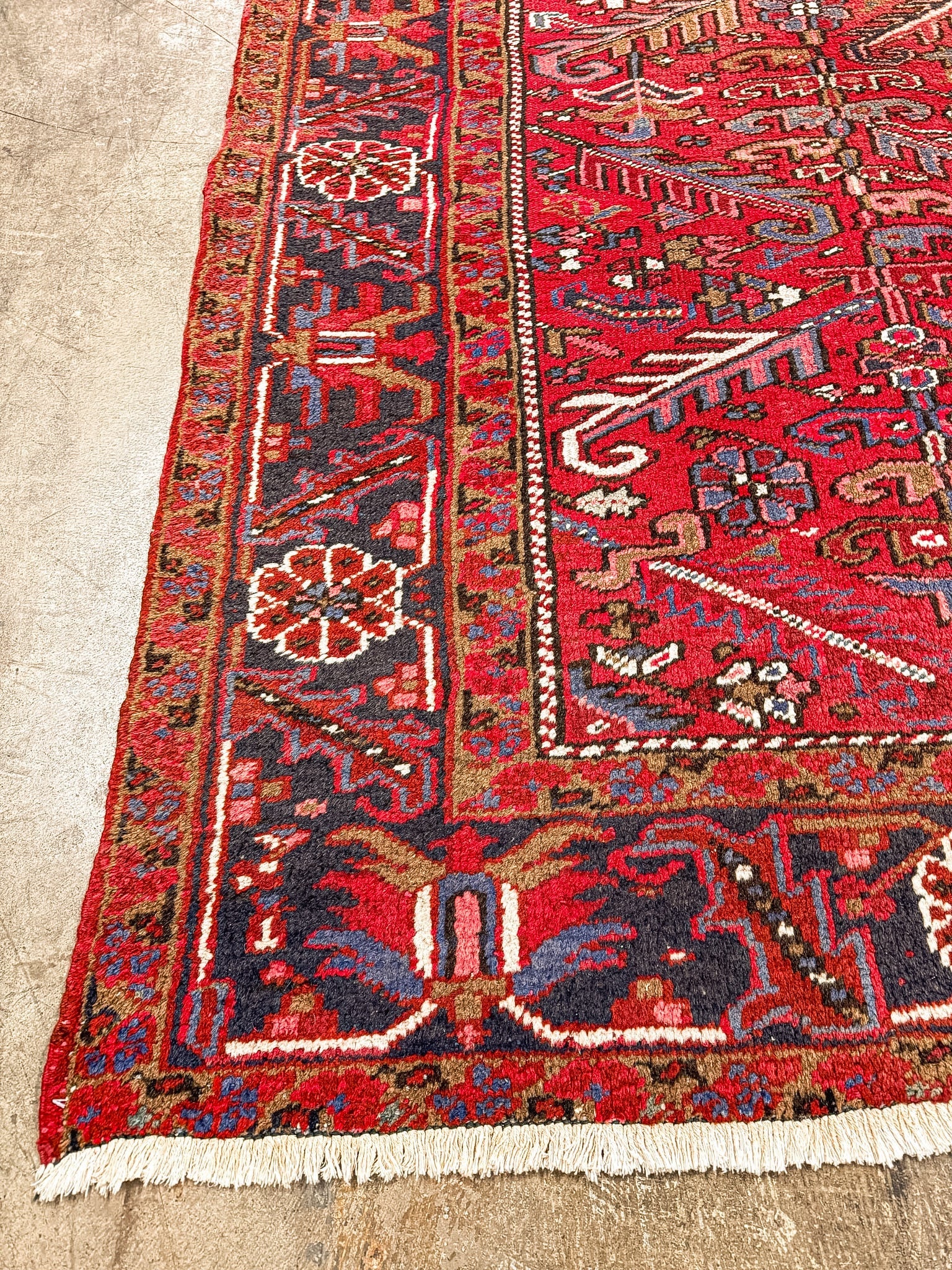 Persian Heriz Rug | 8' x 8' 11" Rug the Rock