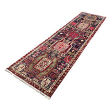 Vintage Ardabil Wool Runner. Edited documentary rug photograph; SKU RR 30115; source IMG_7437.