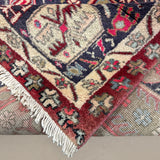 Vintage Ardabil Wool Runner. Edited documentary rug photograph; SKU RR 30115; source IMG_7440.