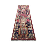 Vintage Ardabil Wool Runner. Edited documentary rug photograph; SKU RR 30115; source IMG_7446.