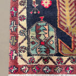 Vintage Ardabil Wool Runner. Edited documentary rug photograph; SKU RR 30115; source IMG_7448.