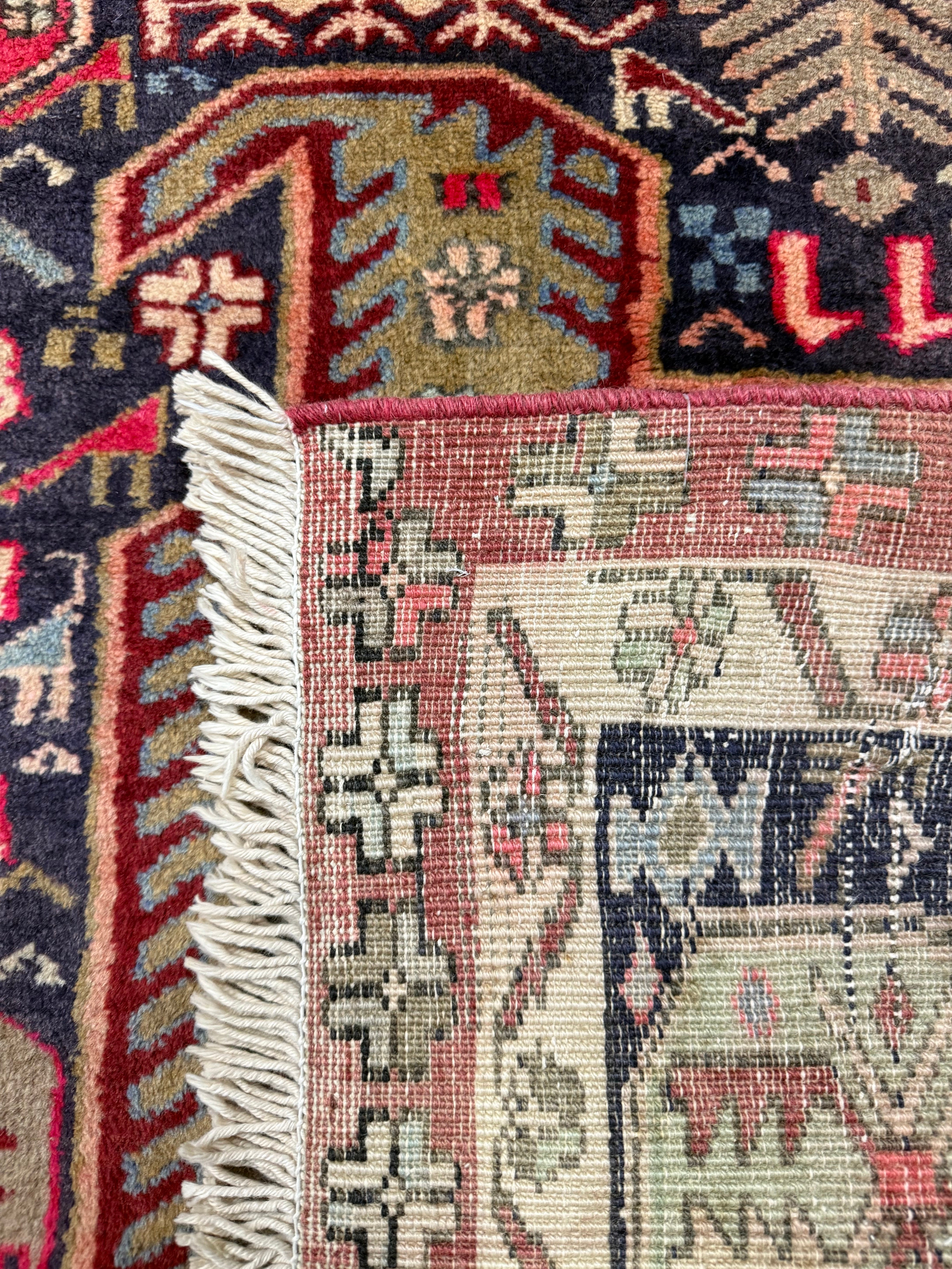 Vintage Ardabil Wool Runner. Original rug photograph; SKU RR 30115; source IMG_7442.