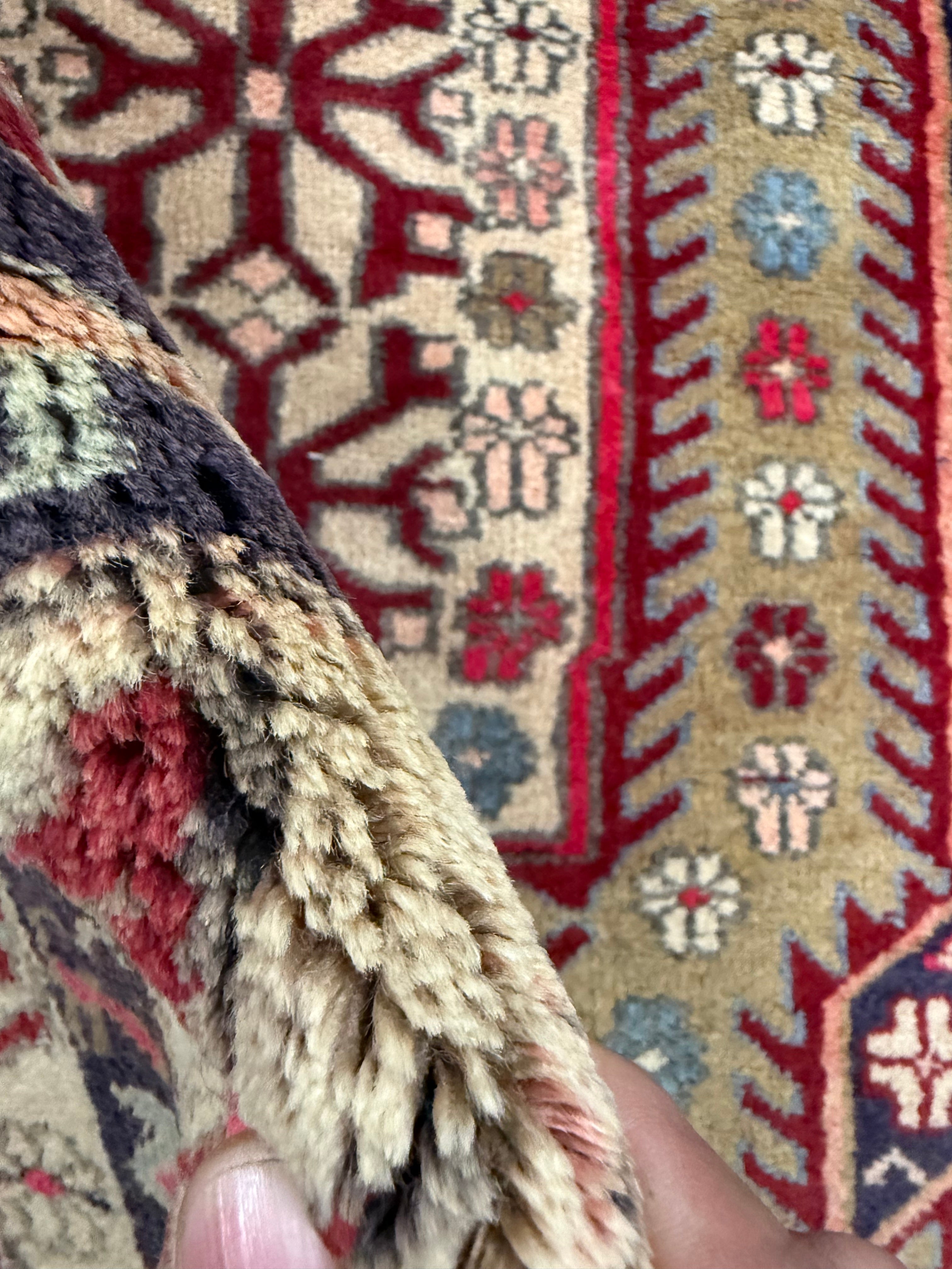 Vintage Ardabil Wool Runner. Original rug photograph; SKU RR 30115; source IMG_7444.