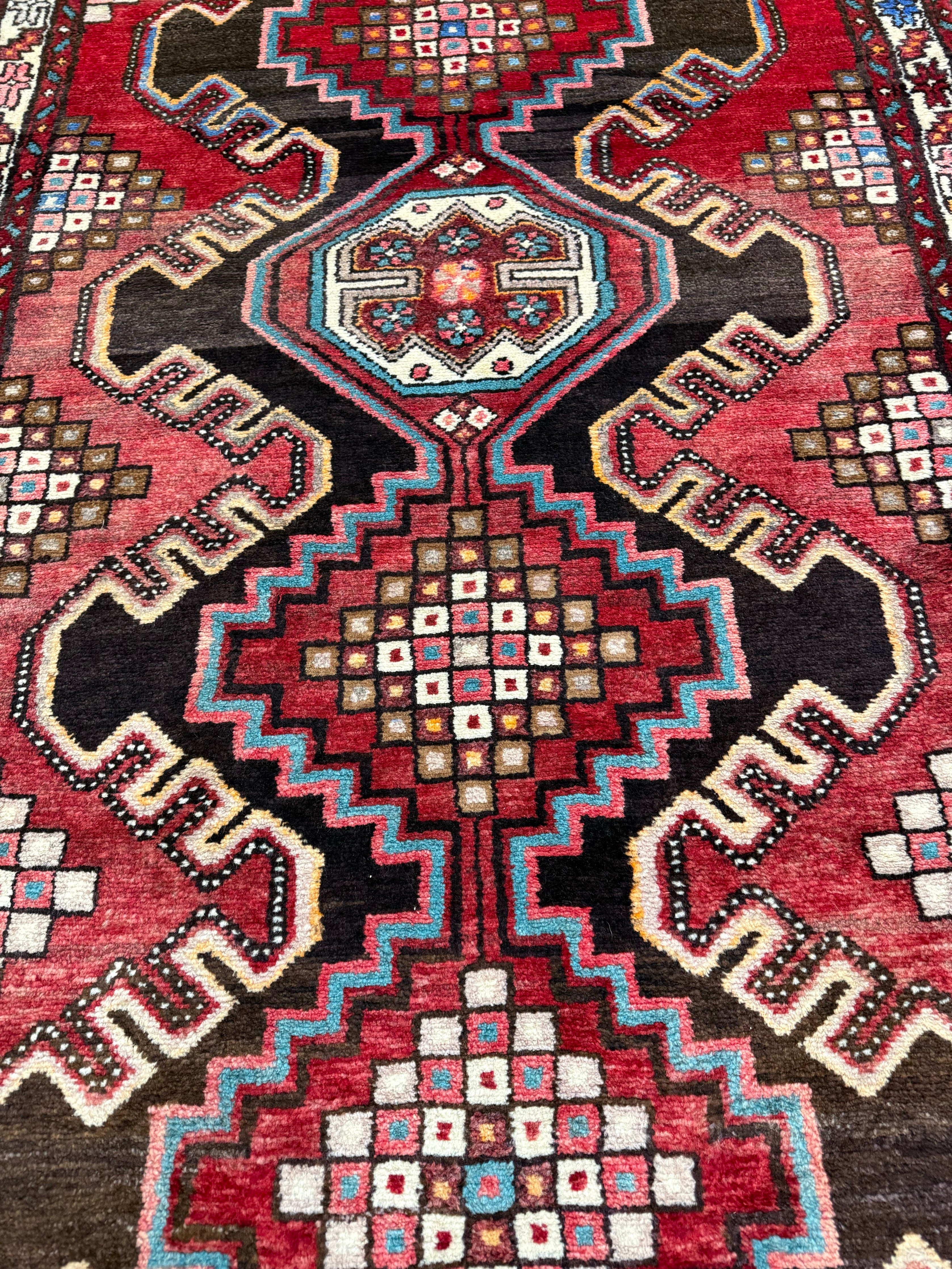 Persian Hamadan Runner. Original rug photograph; SKU RR30127; source IMG_7126.