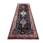 Vintage Kabudarahang Wool Runner. Edited documentary rug photograph; SKU RR 30520; source IMG_7578.