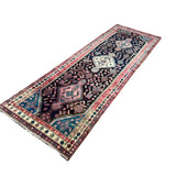 Vintage Kabudarahang Wool Runner. Edited documentary rug photograph; SKU RR 30520; source IMG_7587.