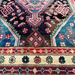 Vintage Kabudarahang Wool Runner. Edited documentary rug photograph; SKU RR 30520; source IMG_7588.