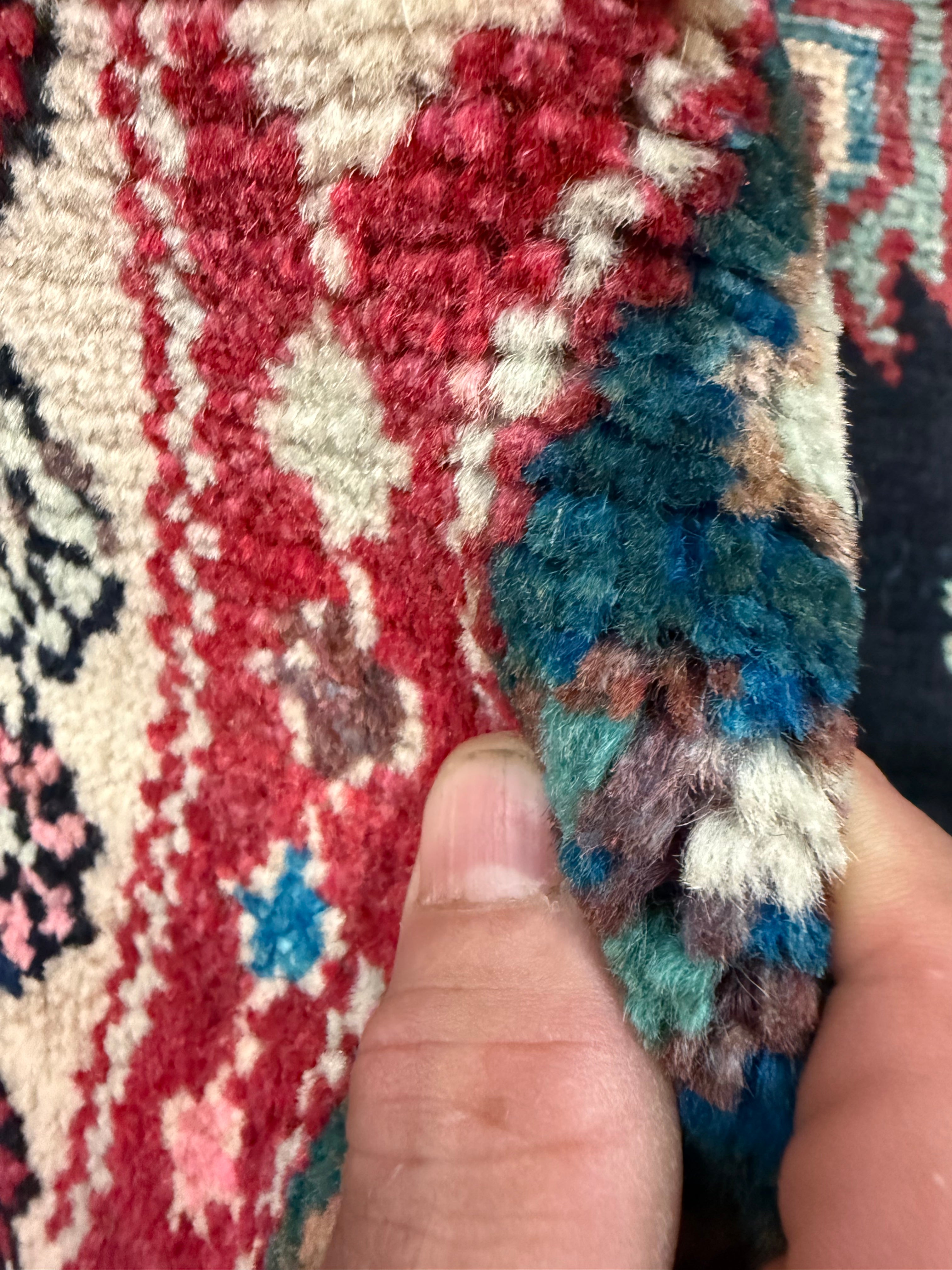 Vintage Kabudarahang Wool Runner. Original rug photograph; SKU RR 30520; source IMG_7583.