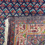 Vintage Sarabend Rug — Fine Allover Pattern with Red Borders. Original rug photograph; SKU RR30661; source RR 30661 IMG_6973.