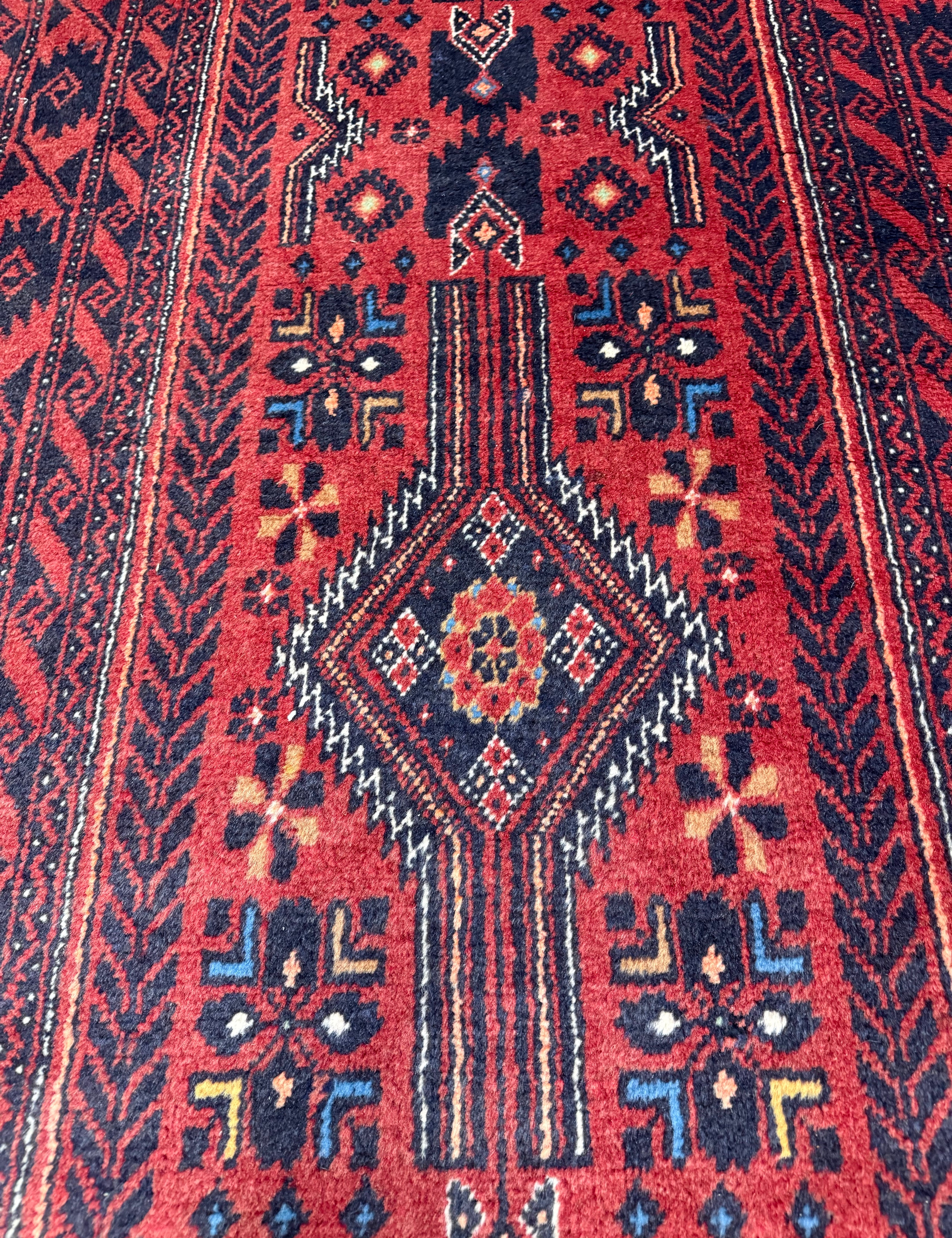 Baluch Runner. Original rug photograph; SKU RR30711; source IMG_7218.