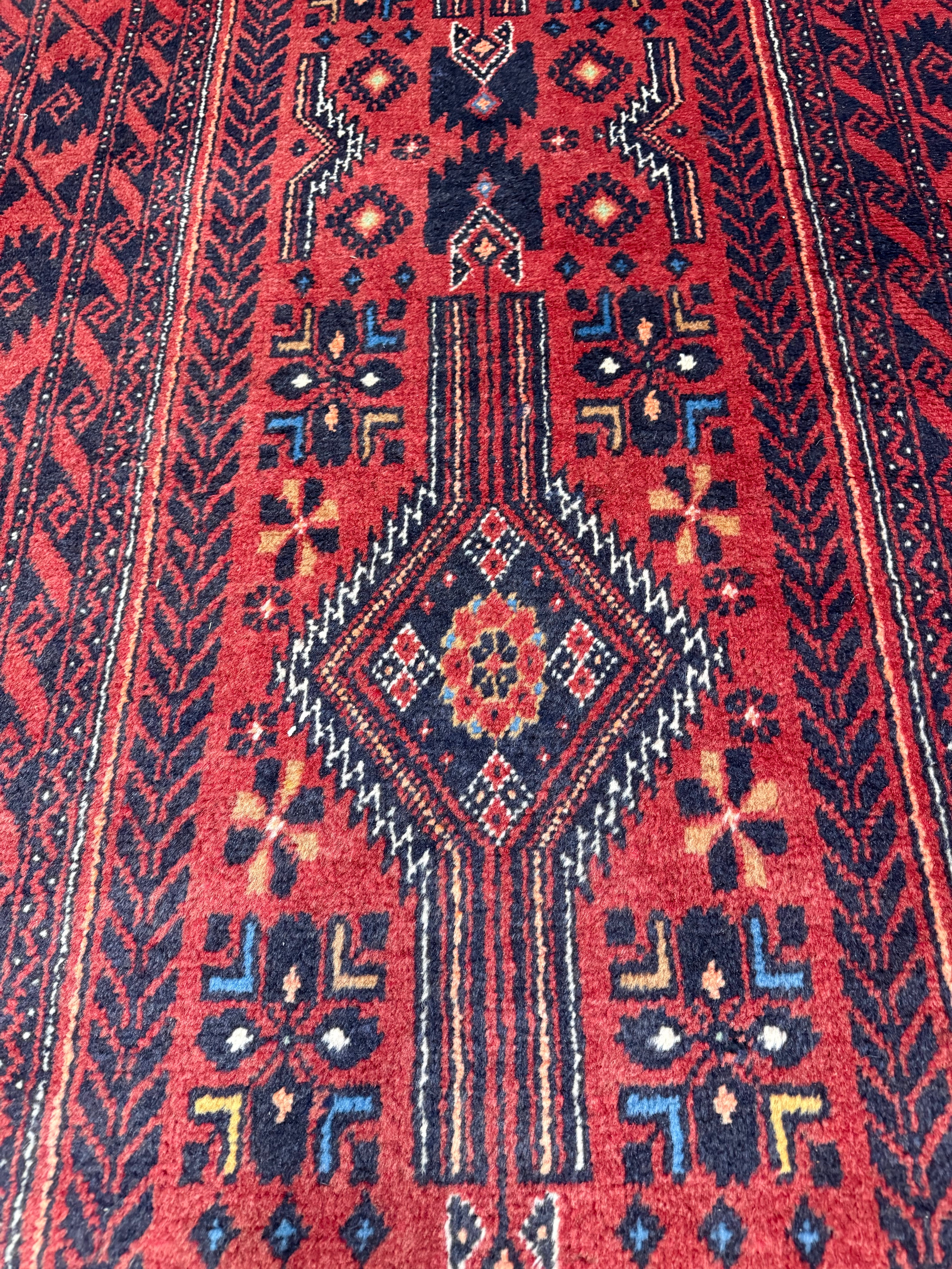 Baluch Runner. Original rug photograph; SKU RR30711; source IMG_7218.