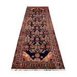 Vintage Hamedan wool runner, full rug view; SKU RR 30725. Edited documentary photograph, source IMG_7387.