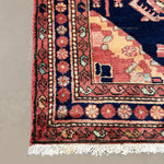 Vintage Dargazin Hamadan Wool Runner. Edited documentary rug photograph; SKU RR 30725; source IMG_7389.