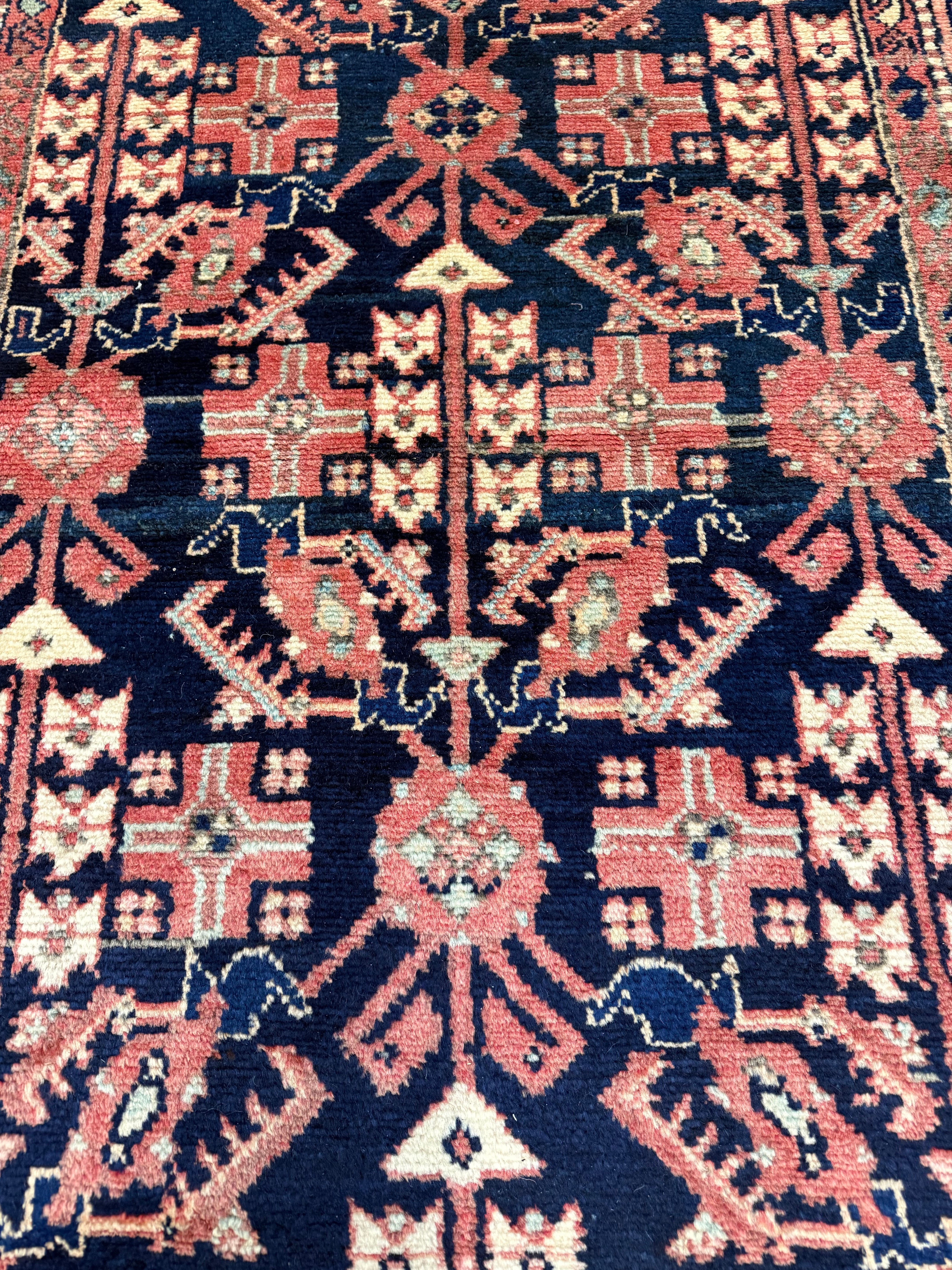 Vintage Dargazin Hamadan Wool Runner. Original rug photograph; SKU RR 30725; source IMG_7390.