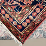Vintage Dargazin Hamadan Wool Runner. Edited documentary rug photograph; SKU RR 30725; source IMG_7391.