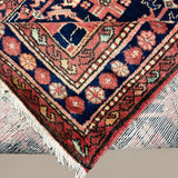 Vintage Dargazin Hamadan Wool Runner. Edited documentary rug photograph; SKU RR 30725; source IMG_7391.