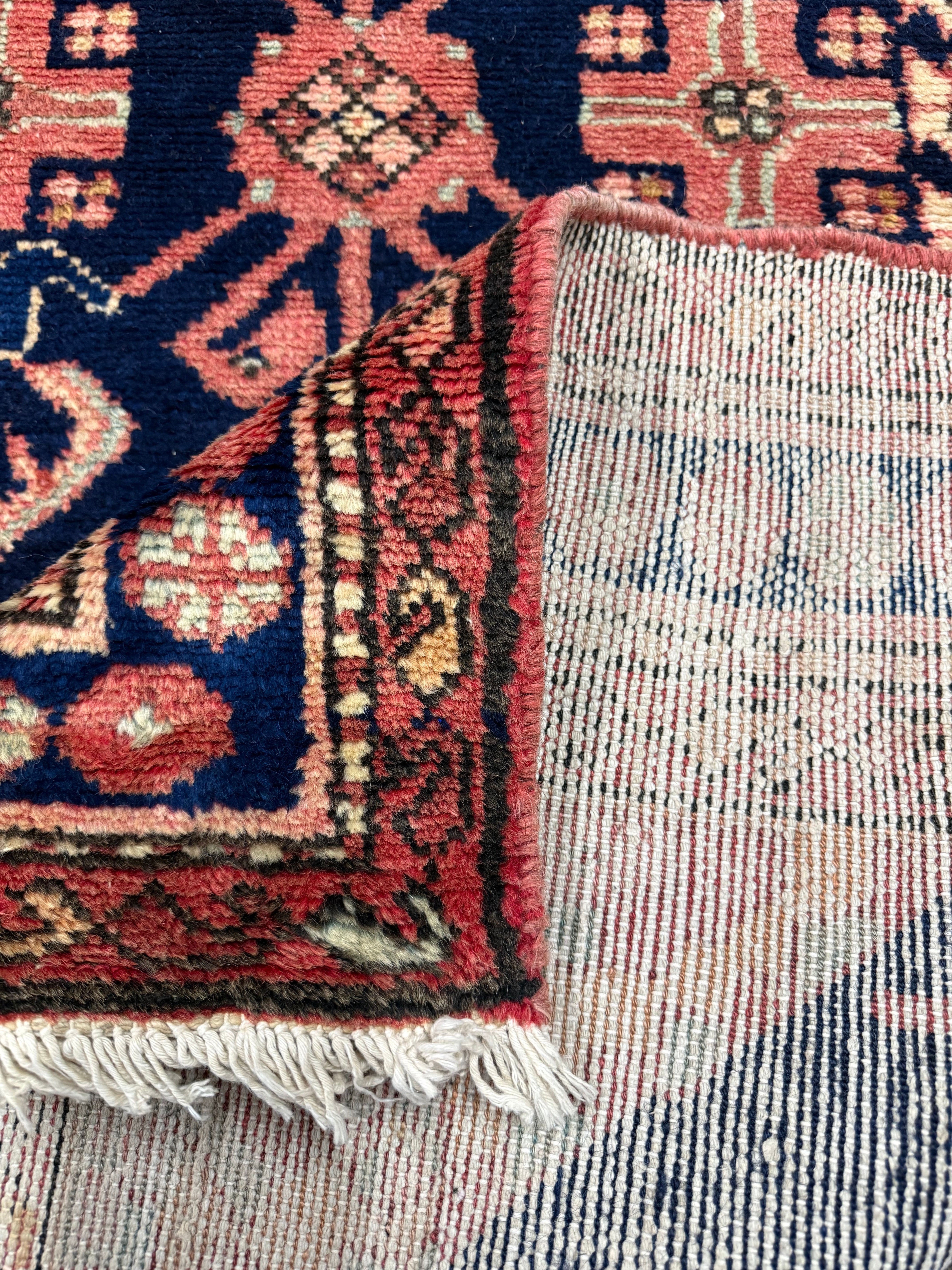Vintage Dargazin Hamadan Wool Runner. Original rug photograph; SKU RR 30725; source IMG_7392.
