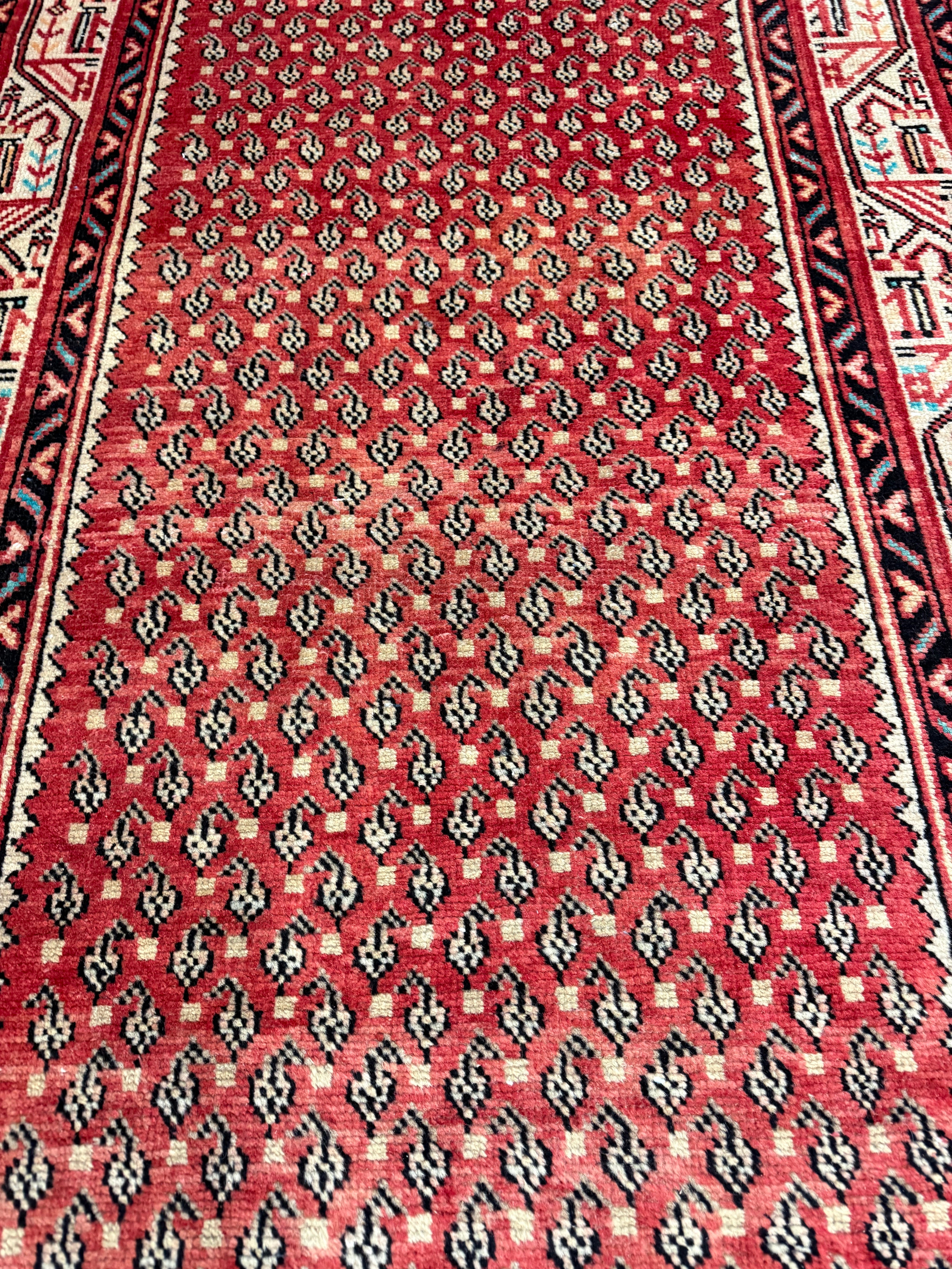 Vintage Arak Runner — Boteh Mir Design. Additional product photograph; SKU RR 32231; source IMG_7546.
