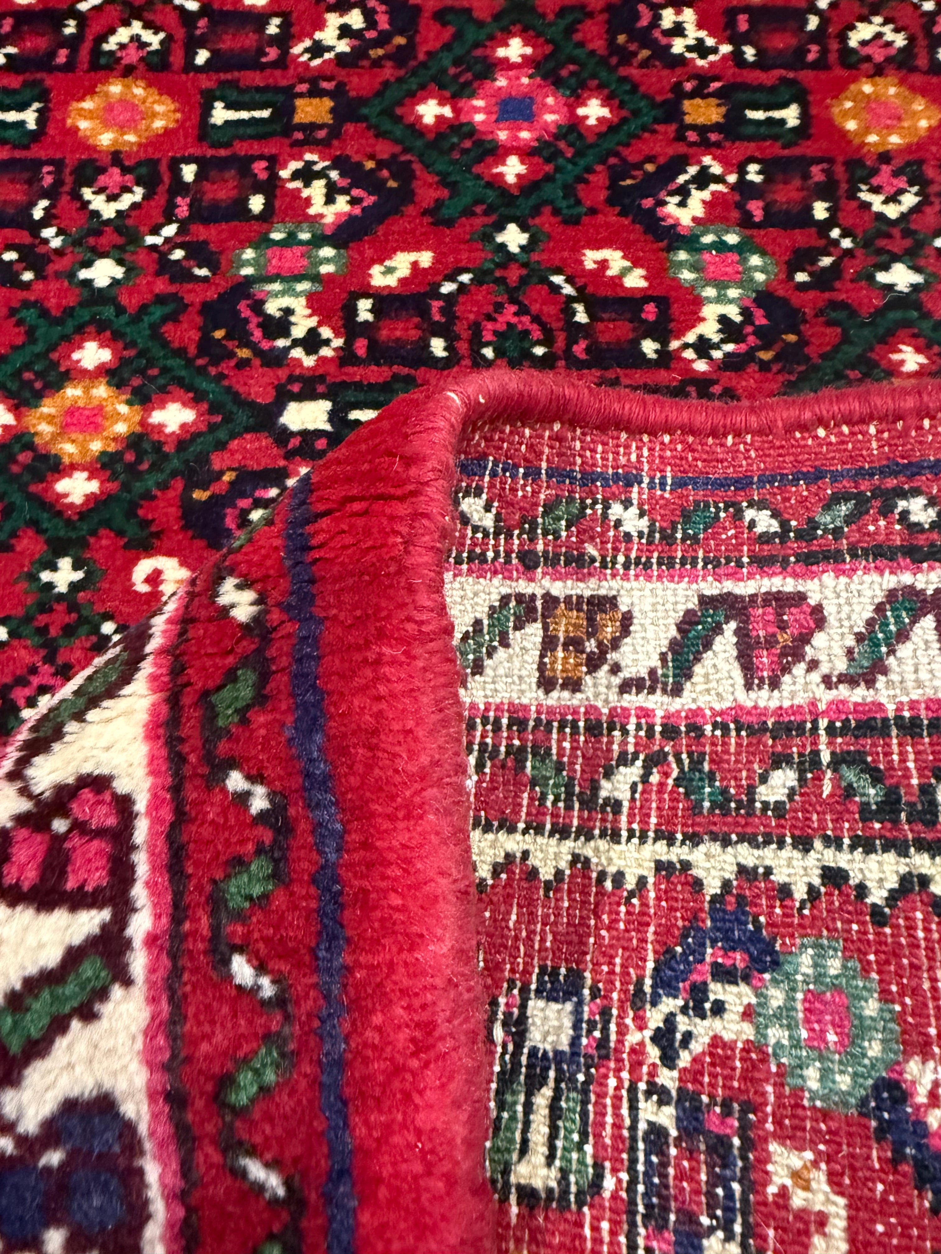 Persian Hosseinabad Hamadan Runner. Original rug photograph; SKU RR32337; source IMG_7094.