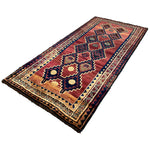 Vintage Sirjan Luri Wool Runner. Edited documentary rug photograph; SKU RR 32366; source IMG_7518.