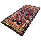 Vintage Sirjan Luri Wool Runner. Edited documentary rug photograph; SKU RR 32366; source IMG_7518.