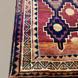 Vintage Sirjan Luri Wool Runner. Edited documentary rug photograph; SKU RR 32366; source IMG_7519.