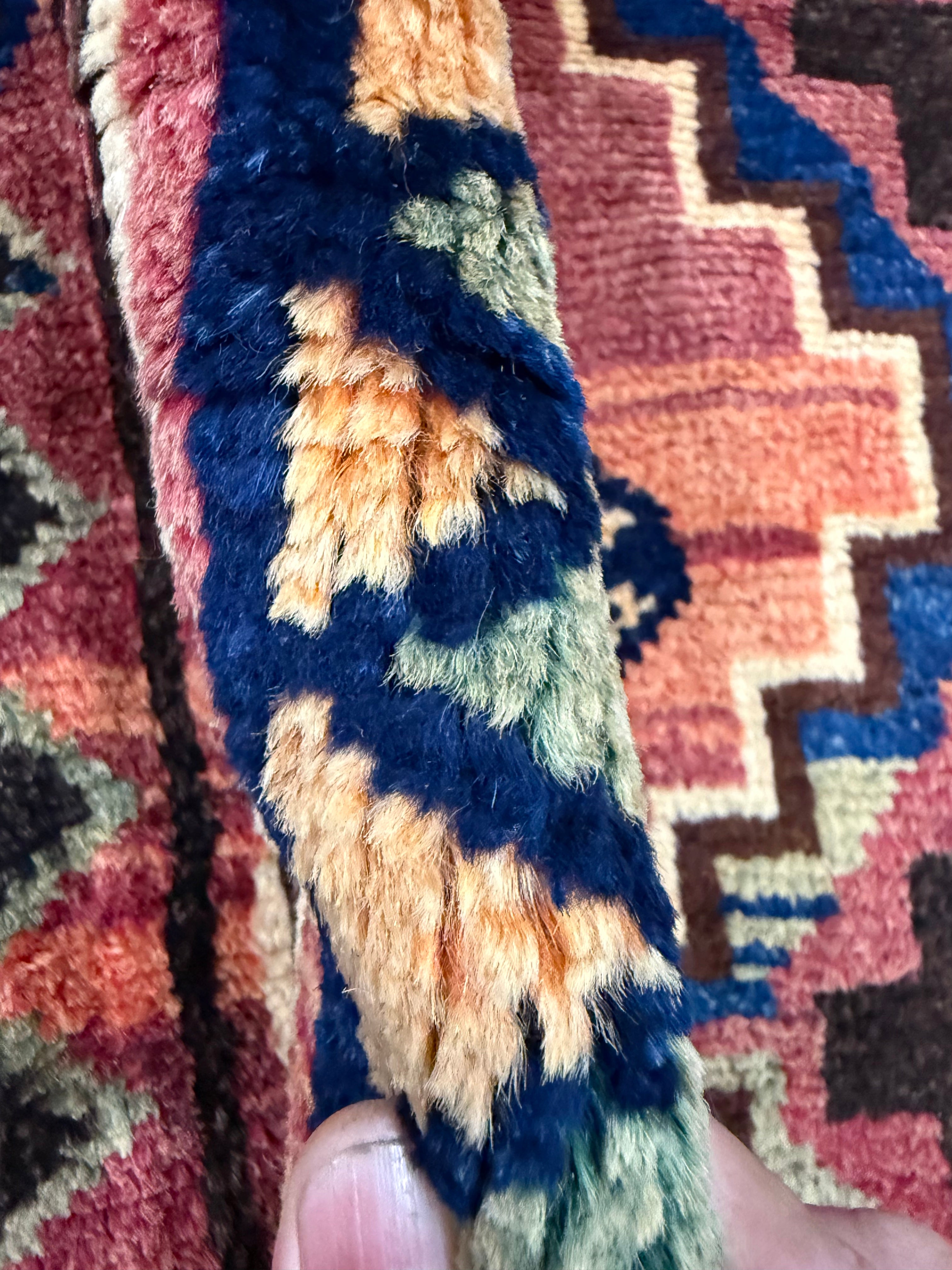 Vintage Sirjan Luri Wool Runner. Original rug photograph; SKU RR 32366; source IMG_7516.