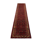 Vintage Hosseinabad Wool Runner | 2'6" × 12'7". Edited documentary rug photograph; SKU RR 32375; source undefined.