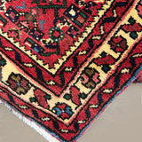 Vintage Hosseinabad Wool Runner | 2'6" × 12'7". Edited documentary rug photograph; SKU RR 32375; source undefined.