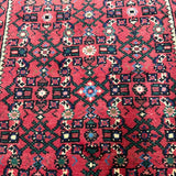 Vintage Hosseinabad Wool Runner | 2'6" × 12'7". Original rug photograph; SKU RR 32375; source undefined.