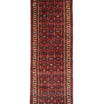 Vintage Hosseinabad Wool Runner, full rug view. Original catalog photograph; SKU RR 32375.